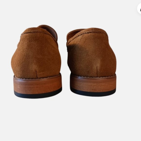 Stacy Adams Marlowe Men's Penny Loafers Dress Shoes Size 9.5 M Suede Brown $120 - Picture 9 of 13